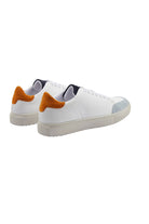 White Lace-Up Leather Sneakers - MIB